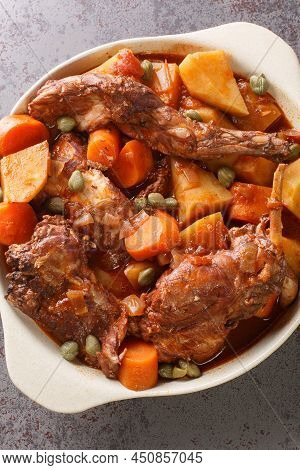 Fenkata Is The National Dish Of Malta, A Communal Meal That Is Prepared With Rabbit As The Star Of T