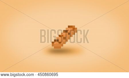 Pixel 8 Bit French Baguette Background - High Res 4K Wallpaper