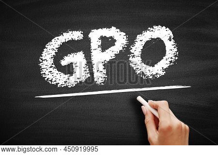 Gpo Group Purchasing Organization - Entity That Is Created To Leverage The Purchasing Power Of A Gro