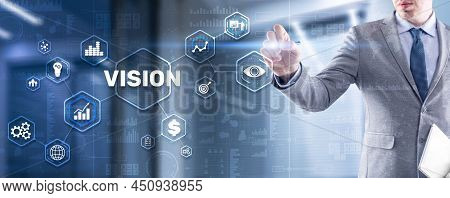Vision Direction Future Business Inspiration Motivation Concept