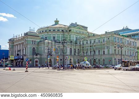 Saint Petersburg, Russia - August 2019: Mariinsky Theater In St. Petersburg