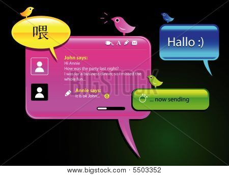 Messaging balloner