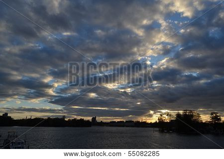 clouds in the sky