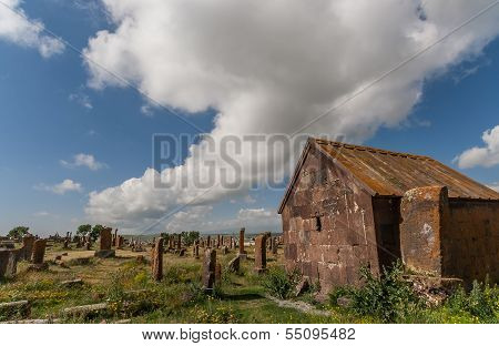 Small Building At The Armenian Graveyard Noratus