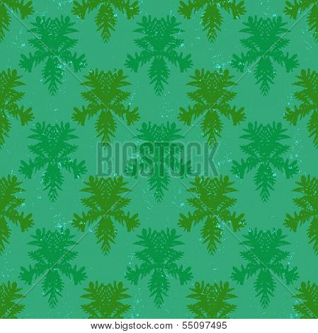 Simple, elegant block printed vector pattern