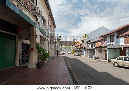 Jonker Street In Malacca