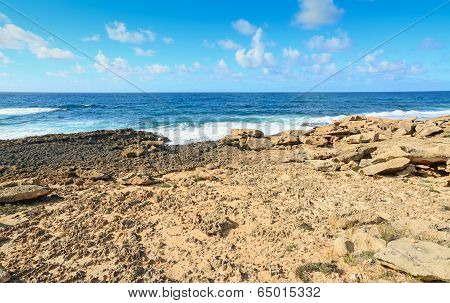 Argentiera shoreline