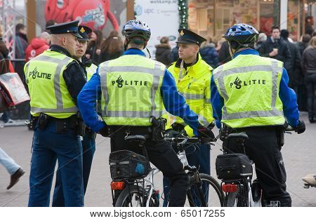 Policemen On Surveillance
