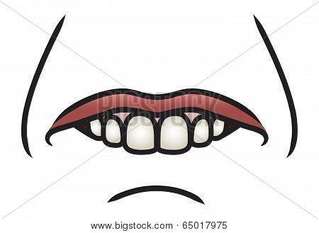 Silly Lip Bite