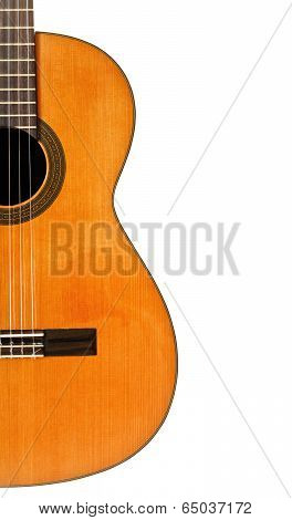 Half Of Classical Acoustic Guita