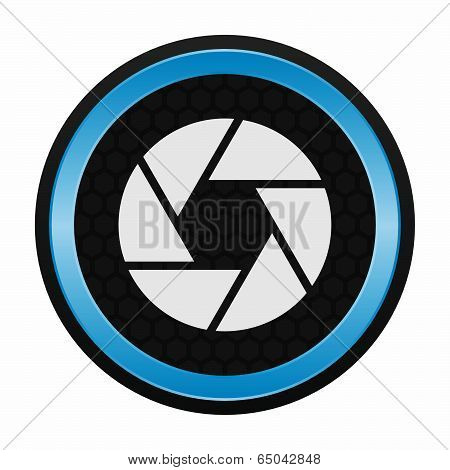 Camera objective icon