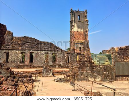 Augustine ruins in Old Goa India