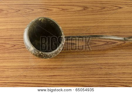 Thai Wood Bowl Container For Drinking Water