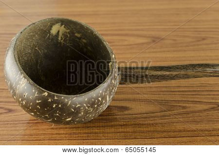 Thai Wood Bowl Container For Drinking Water