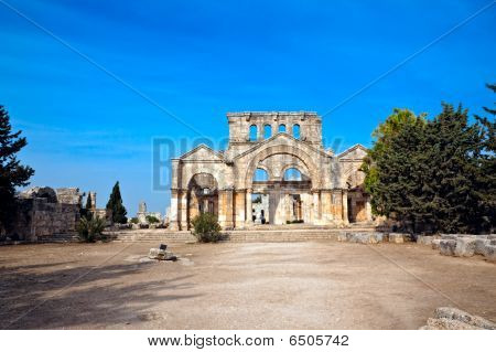 Syrien - kirken af St. Simeon - Qal'a Sim'an