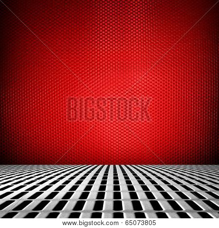 metal interior background 