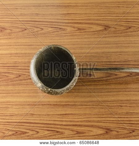 Thai Wood Bowl Container For Drinking Water