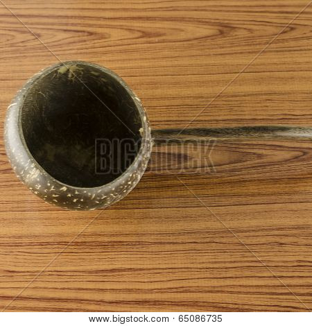 Thai Wood Bowl Container For Drinking Water