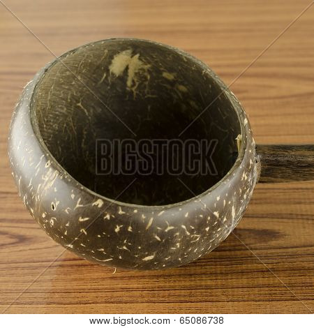 Thai Wood Bowl Container For Drinking Water