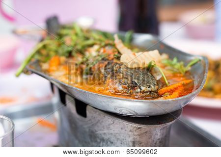 Spicy fish Tomyum