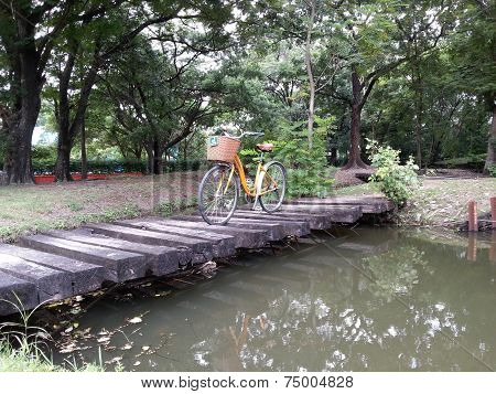 Bicycle in park