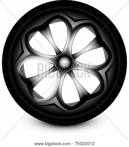 wheel car vector