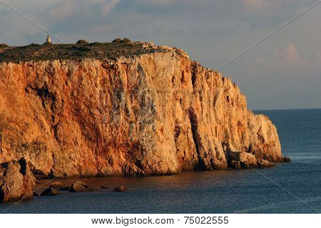 Cliff on the Coast of Portugal