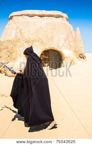 Nefta,Tunisia,August 15,2013:Scenography For George Lucas\'s Famous Movie Star Wars