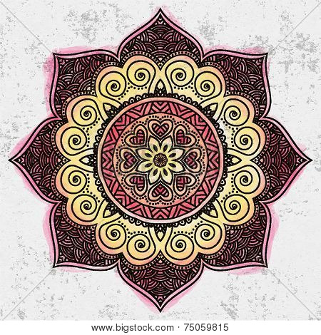 Mandala. Round Ornament Pattern