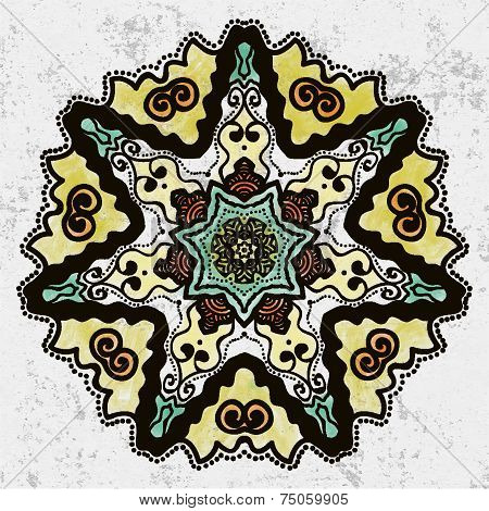 Mandala. Round Ornament Pattern