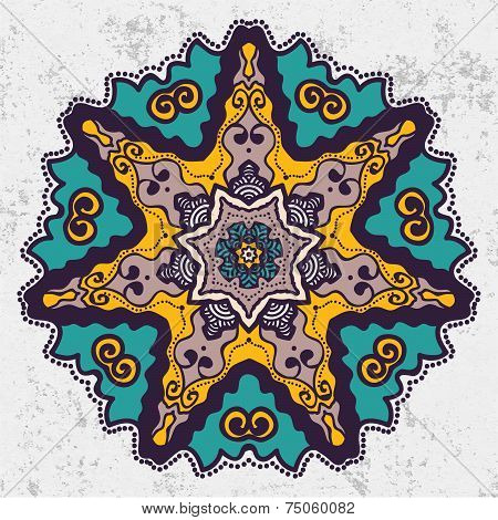 Mandala. Round Ornament Pattern