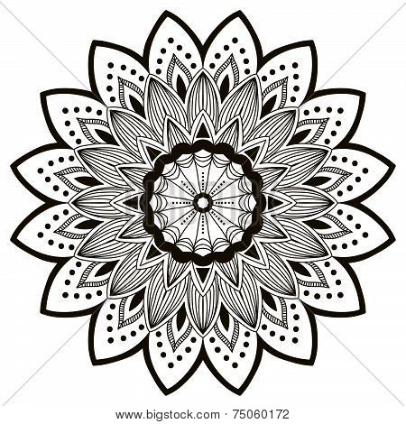 Mandala. Round Ornament Pattern