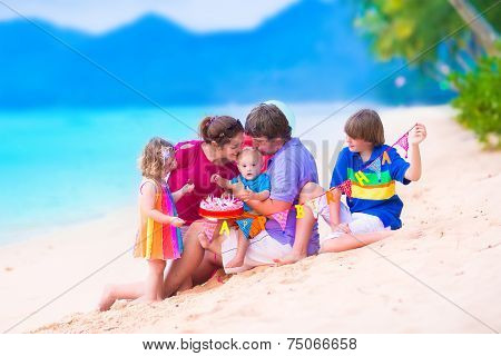 Birthday Party At A Beach