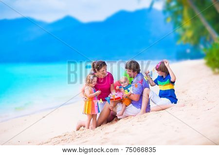 Birthday Party At A Beach