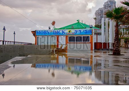The Closed Cafe At The Beach