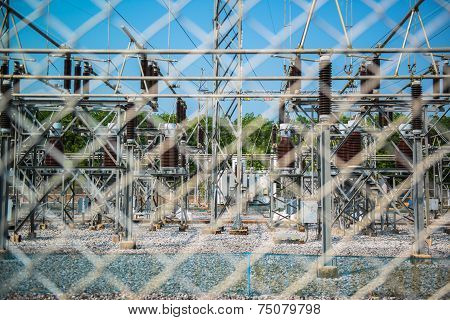 Power station for making electric energy