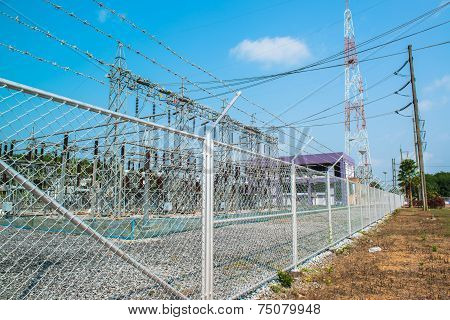 Power station for making electric energy