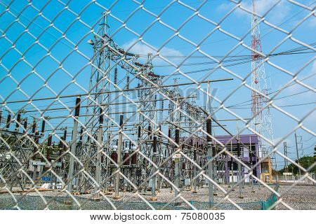 Power station for making electric energy