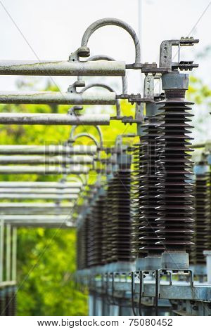 Power station for making electric energy