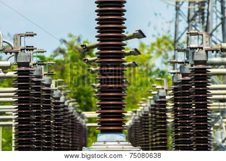 Power station for making electric energy