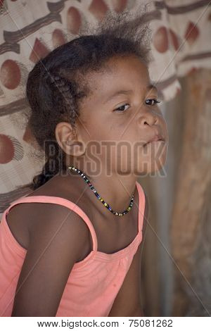 child living in town of Bangani