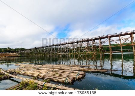 Mon Bridge In Sangkhlaburi