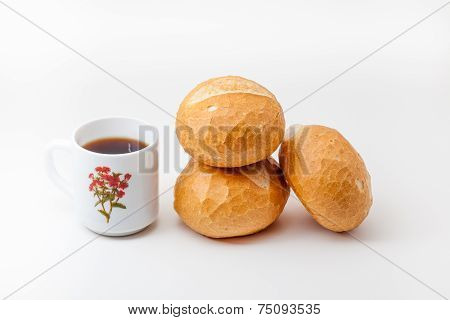 Hard Roll And Coffee