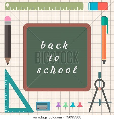 Flat Chancery With Blackboard In The Middle