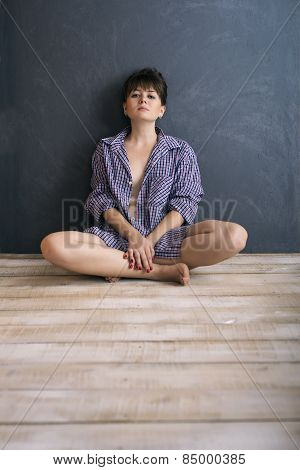 Sexy Girl In Black Shirt