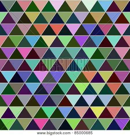 Seamless Triangle Pattern. Vector Background.
