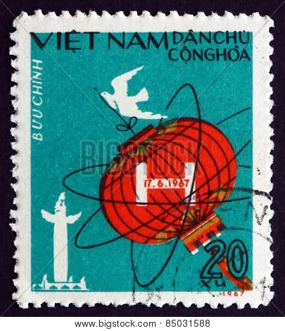 Postage Stamp Vietnam 1967 Chinese Lantern