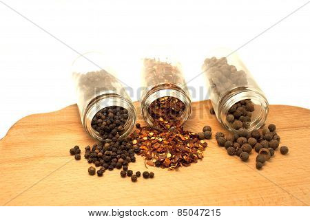 Three Different Types Of Pepper