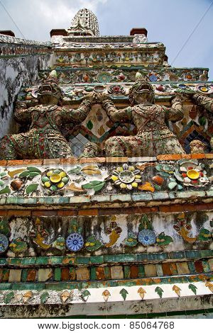 Siddharta   In The Temple Bangkok    Thailand Abstract     Wat  Palaces