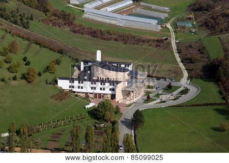 MARIJA BISTRICA, CROATIA - SEP 15: Convent of Carmelite on Sep 15, 2013 in Marija Bistrica, Croatia